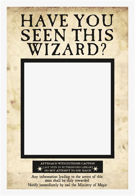 Free Printable Harry Potter Wanted Posters